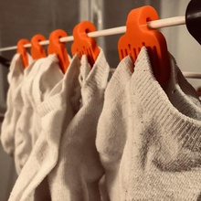 facile calzini gadget calzino il lavaggio lavatrice di plastica la diffusione hacklife fai da te airer casa 3d print model - Mito3D
