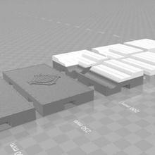 kolay yolları çekirdek set toz mimarlık yapılar binalar 3d print model - Mito3D