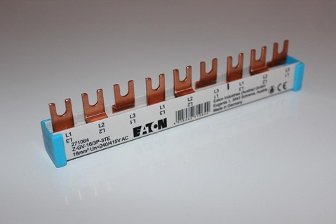 eaton busbar end cap circuit endcap rail parts 3d print model - Mito3D