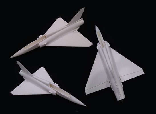 eifrig drucken mirage2000 50mm edf 3dprint rc flugzeug kämpfer 3d print model - Mito3D