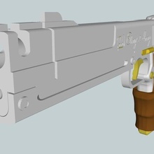 ébène, de l'ivoire devil may cry jeu cosplay arme à feu pistolet la réplique l'arme accessoires 3d print model - Mito3D