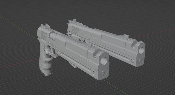 abanoz fildişi dmc5 dmc şeytan Mayıs Ağla tay Dante silah taylar 3d print model - Mito3D