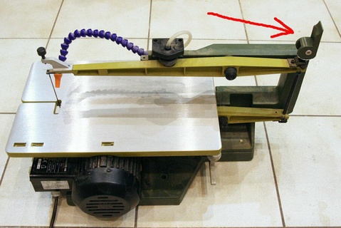 eccentric quick-release fastener scroll saw ds460 machine tools manufacture makers 3d print model - Mito3D