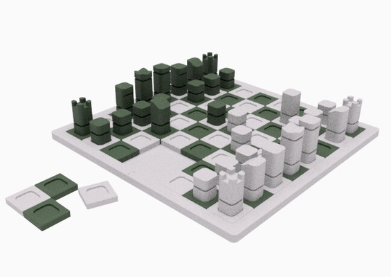 başarısızlık oyun tur fou pion reine kral süvari 3d print model - Mito3D