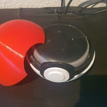echo dot 3 poke ball 3d print model - Mito3D