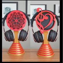 Echo Punkt Kopfhörer Stand 2 Designs 3rd gen Amazonas Audio Geschenk Halter Unterstützung Mandala Musik 3d print model - Mito3D