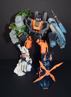 echotransformer wrecktifier kit hasbro ruination foc combiner transformers boosticus whirl topspin twintwist roadbuster impactor upgrade stability 3d print model - Mito3D