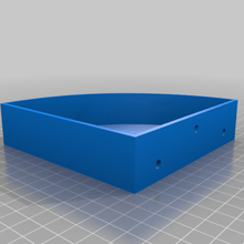 eckablage 12 cm Ablage Regal einfach Badezimmer 3d print model - Mito3D