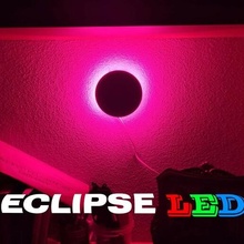 eclipse lámpara LED ligero original fácil impresión decoración solar Arte pequeño 3d print model - Mito3D