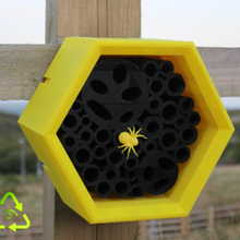 eco friendly customisable modular bee hotel increase local biodiversity collins creations 3d gardening insect bugs flower 3d print model - Mito3D