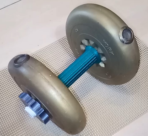 economical 3d printed training bar 100 lbs 45 kilo maximum peas barnacles alters exercises 3D print model - Mito3D