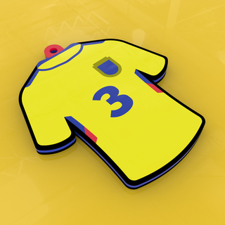 Ecuador fifa Welt Tasse Katar 2022 Fußball taiced mmu Mannschaft Champion Schlüsselbund Meisterschaft 3d print model - Mito3D