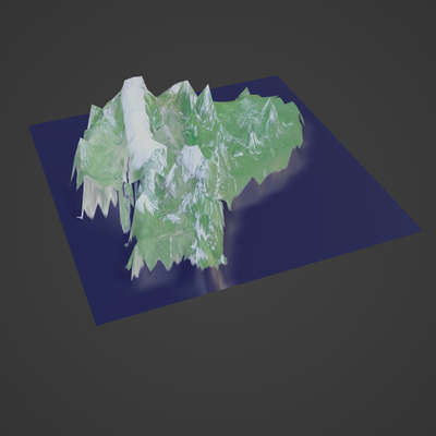 ecuador map geographical terrain world earth city town topography cartography mountain island landscape satellite atlas nation country global 3d print model - Mito3D