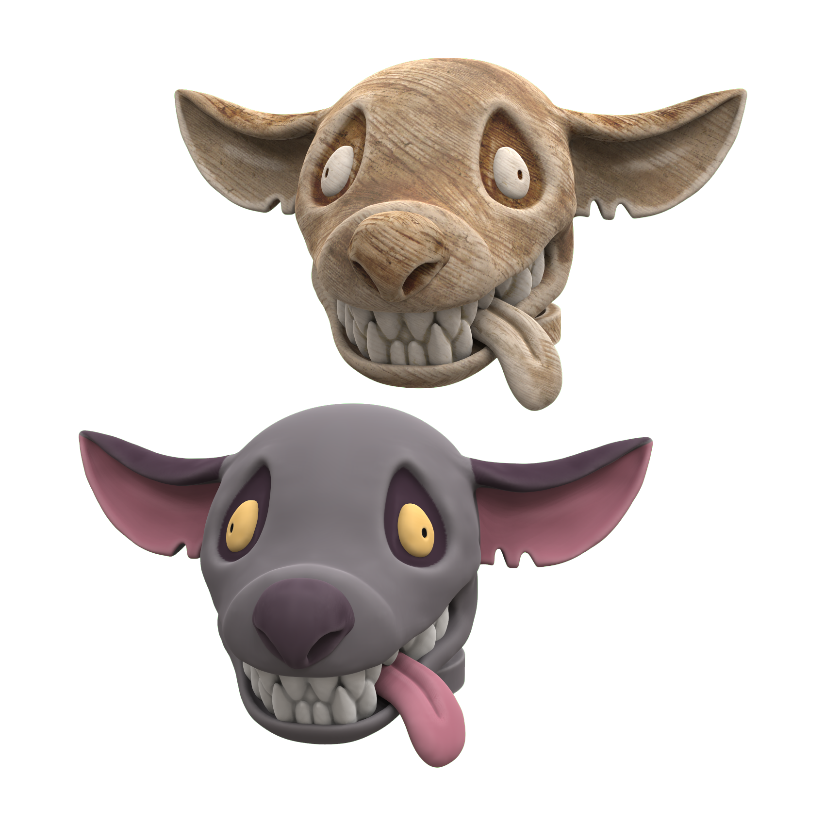 ed Hyäne Löwe König Musical Maske Pumba Theater Deko Mufasa Narbe Tier Cosplay Bereit Drucken tragbar wild Schwein Banzai Shenzi 3D print model - Mito3D