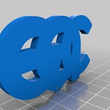 edc logo takı bilezikler 3d print model - Mito3D