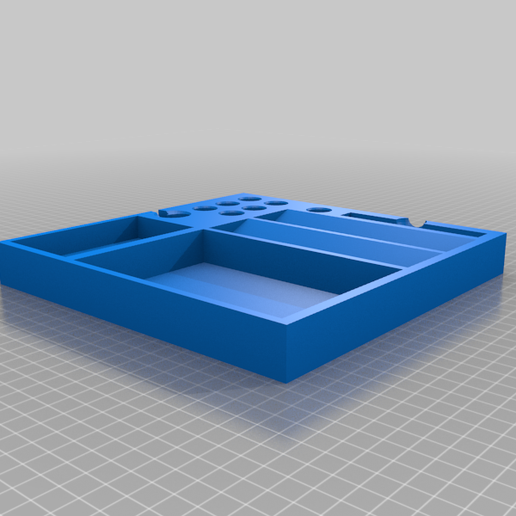 edc Tasche Dump Tablett v2 Messer Lichter Halter Unterstützung olight Organisation 3D print model - Mito3D