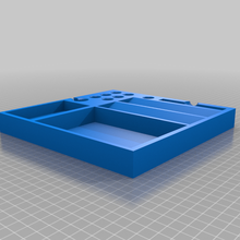 edc Tasche Dump Tablett v2 Messer Lichter Halter Unterstützung olight Organisation 3d print model - Mito3D