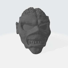eddie + Gehirn Kunst Skulpturen Musik iron maiden hard-rock von 3d print model - Mito3D