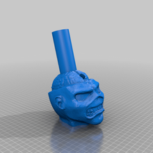 eddie head water pipe tool 3d printing iron maiden bong 3d print model - Mito3D
