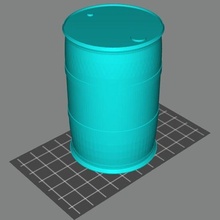 remolino chung artilugio rc tractor petróleo barril 3d print model - Mito3D