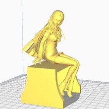 edelgard sentado Banco 3d print model - Mito3D