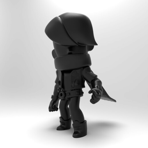 Edgar Brawl 3d Printing Models Mito3d - imagen de brawl stars edgar