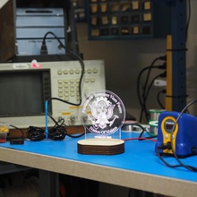 kenar aydınlatmalı akrilik ödül sanat işaretleri logolar kupa nom Millet makinesi lazer kesim 3d print model - Mito3D