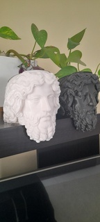 edge planter sculpture greek god 2 greek planter zeuz mythology  3d print model - Mito3D
