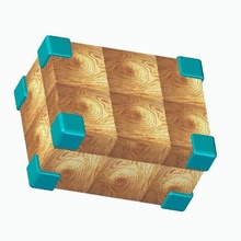 edge tool wood box table desk 3d print model - Mito3D