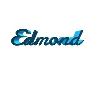 Edmond chico masculino hombre nombre decoración Arte hogar casa día bricoloup 3d 3d print model - Mito3D