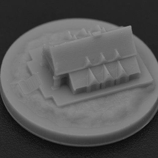 edoras guerra dell'anello gioco lotr 3D print model - Mito3D