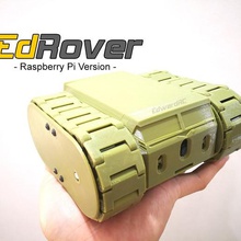 edrover - raspberry pi-home-überwachung rover Ladestation Spiel r c Fahrzeuge video-überwachung tank überwachung rc-car home Kamera 3d print model - Mito3D