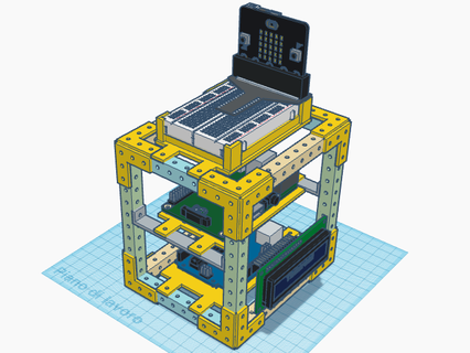edurobot faisceau modulaire encadrement Cadre cadrage outils 3d print model - Mito3D