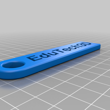 edutech3d anahtar Zincir özelleştirilmiş Aksesuarlar 3d print model - Mito3D