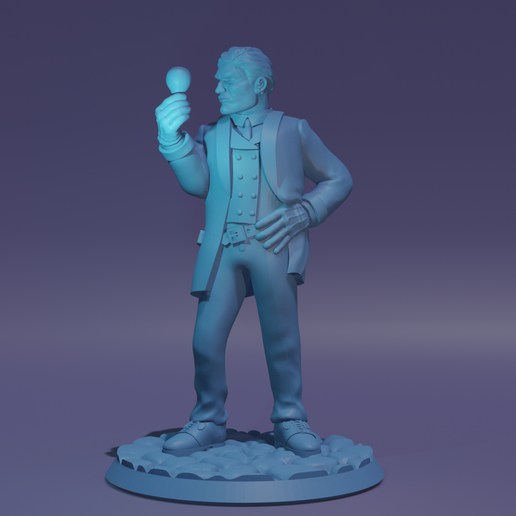 Eduardo rpg lâminas escuridão aventura 3D print model - Mito3D