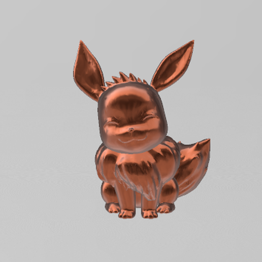 eevee game pokemon 3D print model - Mito3D