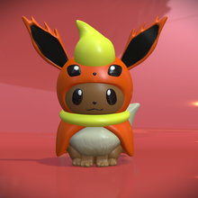 eevee disguised flareon 3d print model - Mito3D