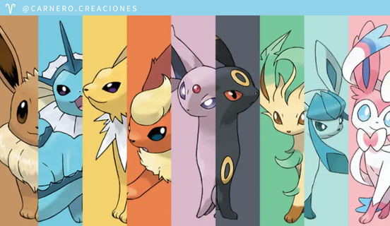 eevee evolutions silhouettes pack pokemon 3d print model - Mito3D