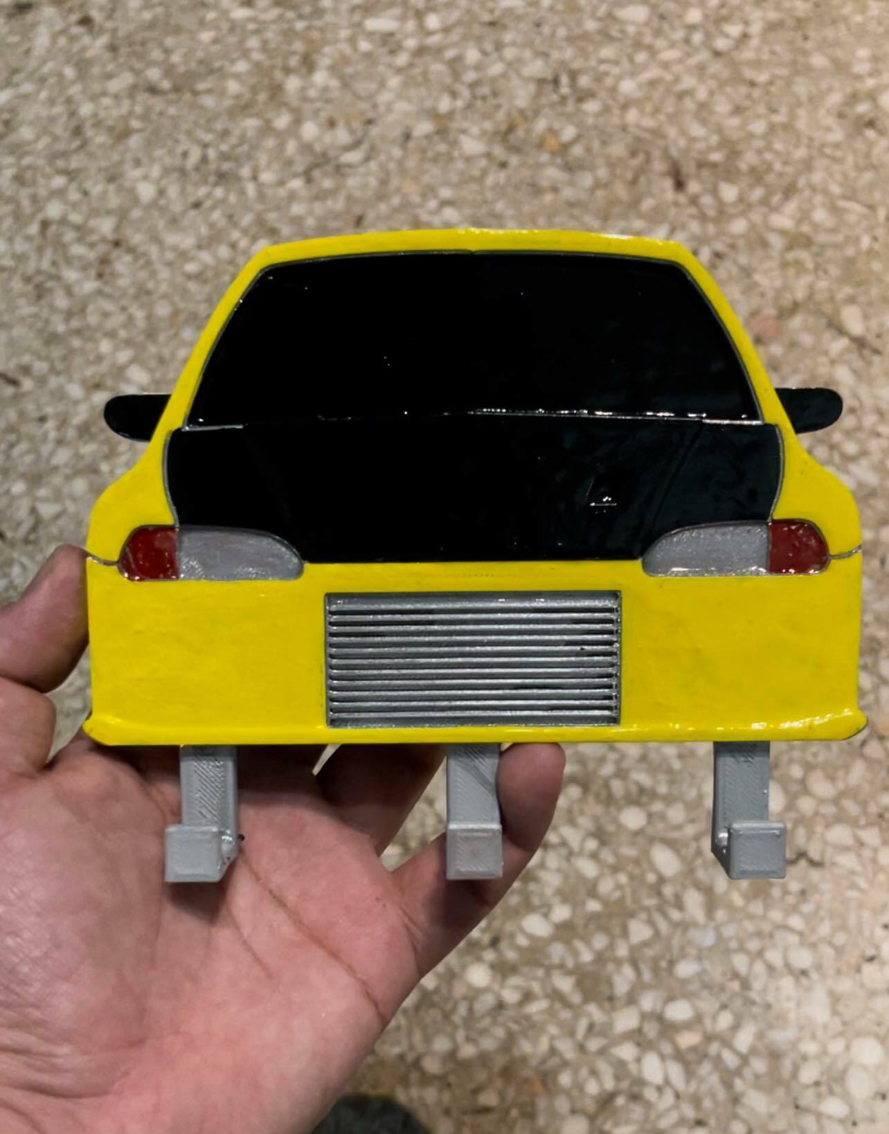 Dragster Gadget jdm Wagen Schlüssel Aufhänger 3D print model - Mito3D