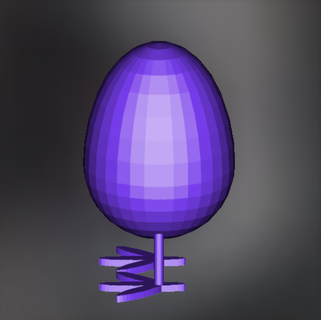 egg  3d print model - Mito3D