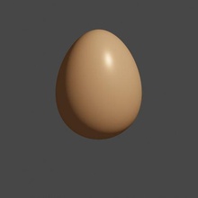 egg 3d print model - Mito3D