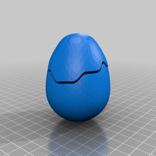egg 2 art models broken-egg broken 3d print model - Mito3D