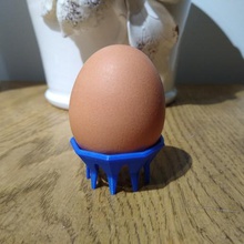 ovo de abacate titular a casa do agregado familiar suporte páscoa 3d print model - Mito3D