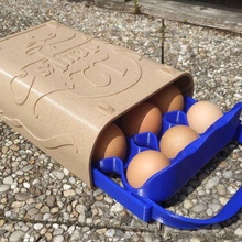 egg case x12 - egg case x12 xl 3d print model - Mito3D