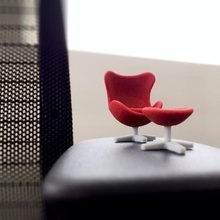 egg chair home 3d print model - Mito3D