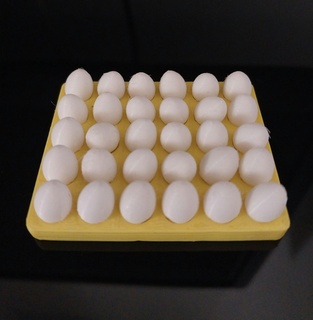 Yumurta sandık tavuk anahtarlık Kutu 3d print model - Mito3D