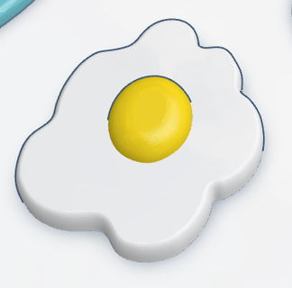 Yumurta timsah cazibe katmanlı 3d print model - Mito3D