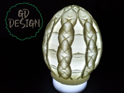huevo diseño Pascua Resurrección ligero decoración 3d print model - Mito3D