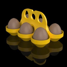 egg display home cup stand eggs cuisine storage 3d print model - Mito3D