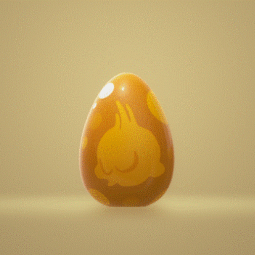 egg dofus ochre ocher game easter design mmorpg paques video games 3D print model - Mito3D